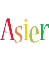 Asier birthday logo