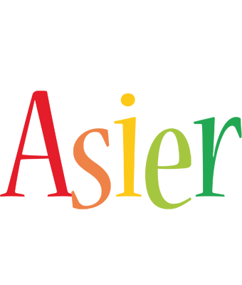 Asier birthday logo