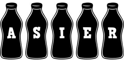 Asier bottle logo