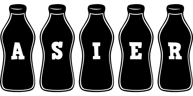 Asier bottle logo