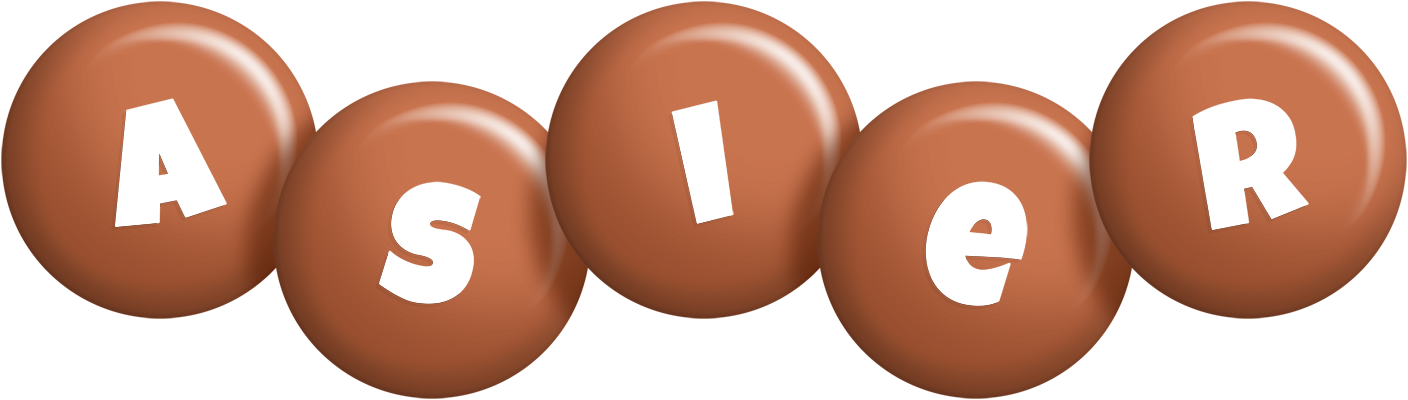 Asier candy-brown logo