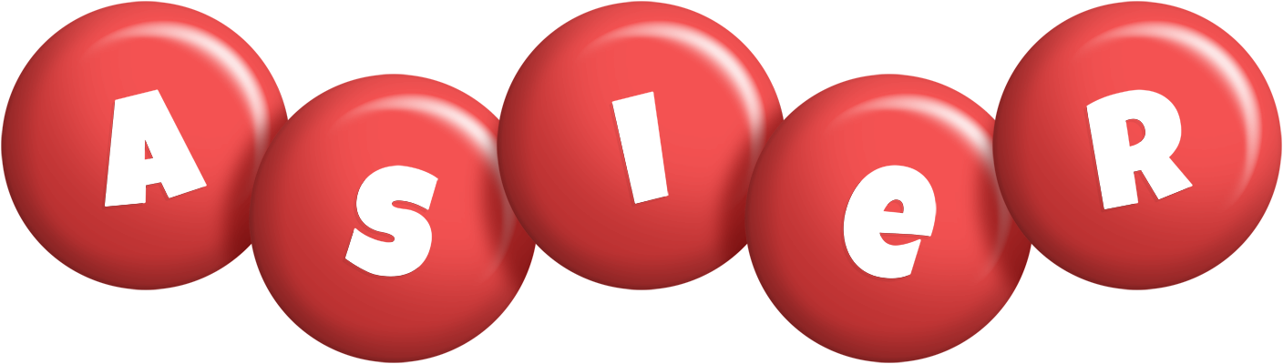 Asier candy-red logo
