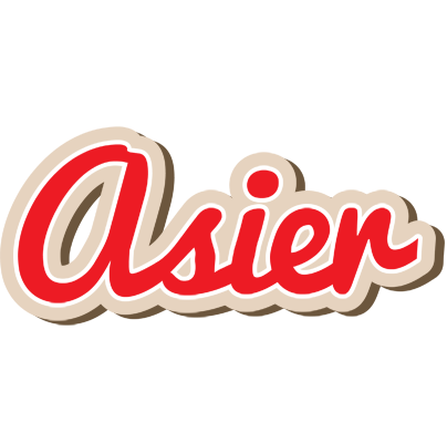 Asier chocolate logo