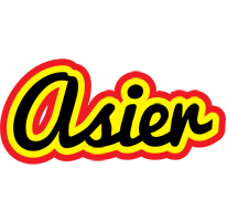 Asier flaming logo