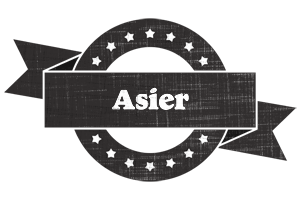 Asier grunge logo