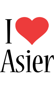 Asier i-love logo