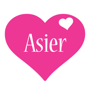 Asier love-heart logo
