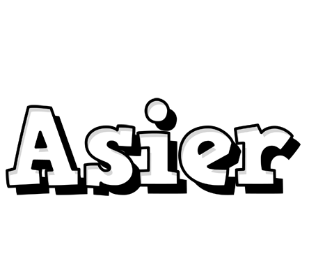 Asier snowing logo