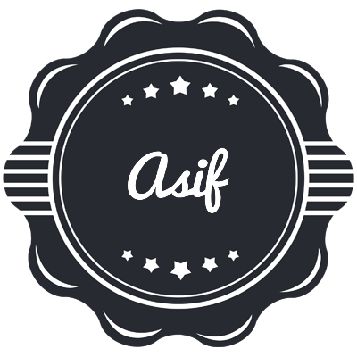 Asif badge logo