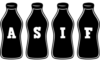 Asif bottle logo