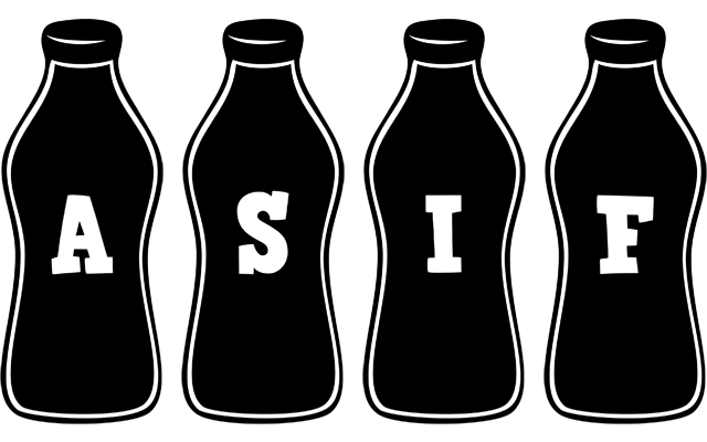 Asif bottle logo