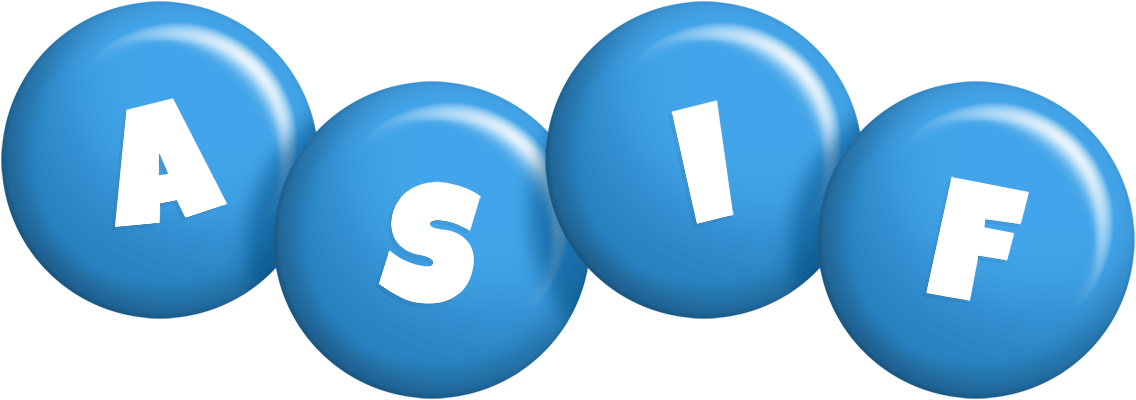 Asif candy-blue logo