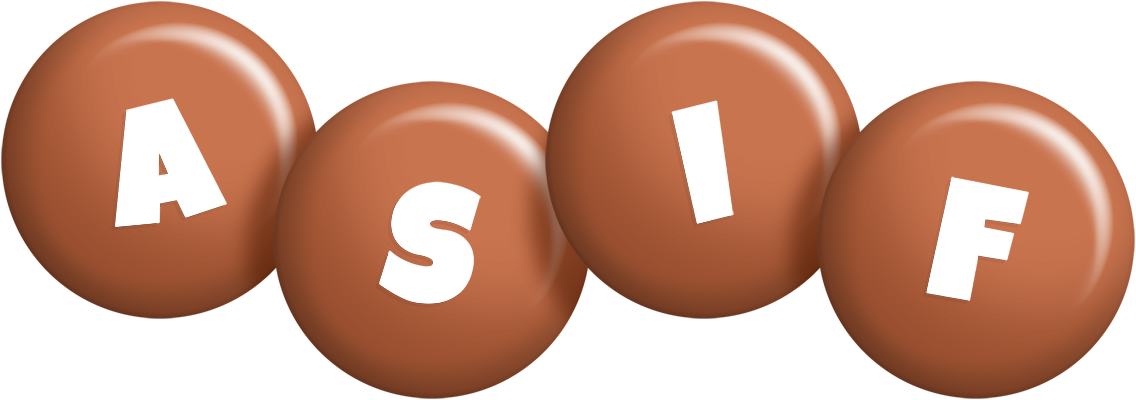 Asif candy-brown logo