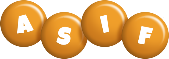 Asif candy-orange logo