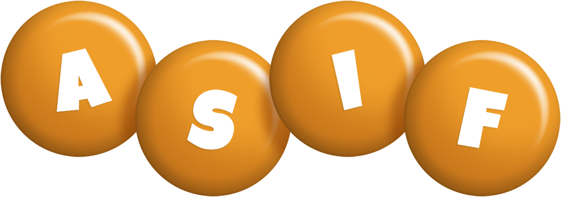 Asif candy-orange logo