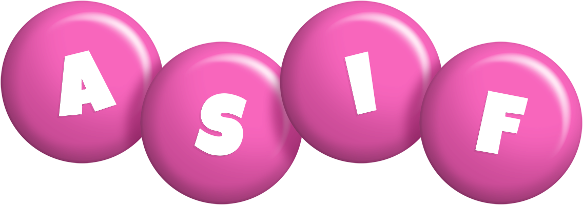 Asif candy-pink logo
