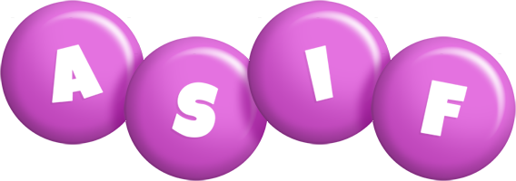 Asif candy-purple logo