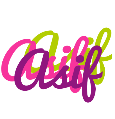 Asif flowers logo