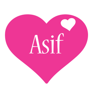 Asif love-heart logo