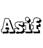 Asif snowing logo