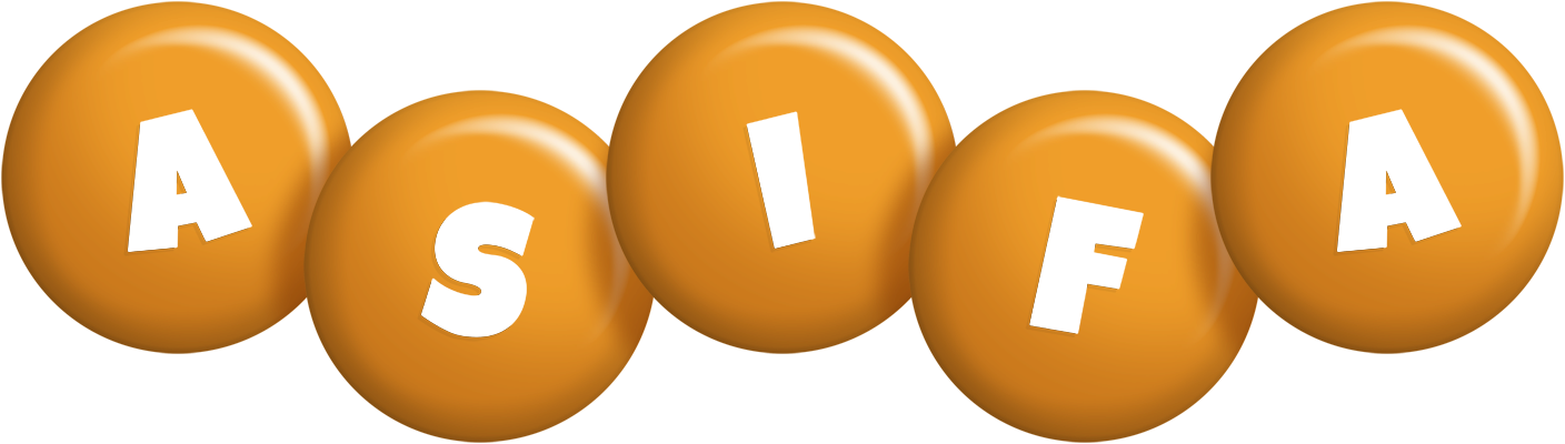 Asifa candy-orange logo