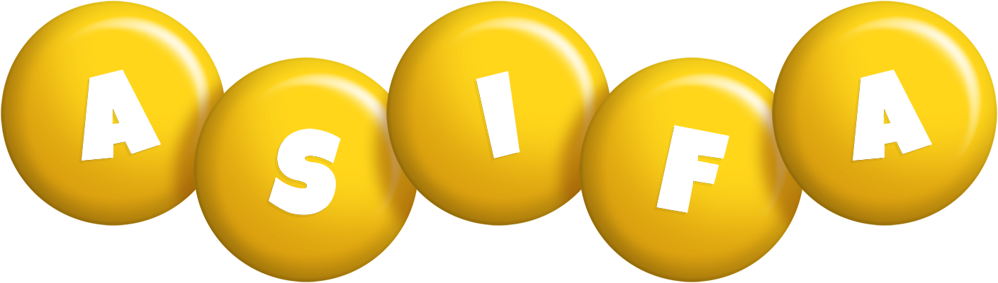 Asifa candy-yellow logo