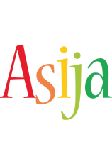 Asija birthday logo