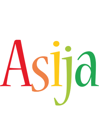 Asija birthday logo