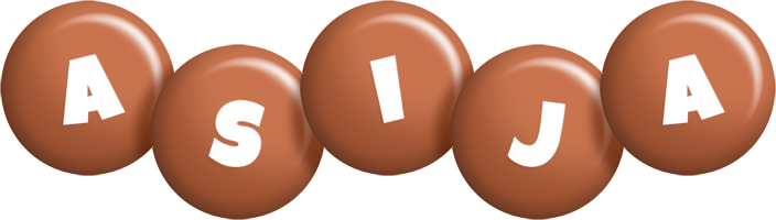 Asija candy-brown logo