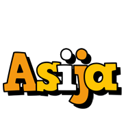 Asija cartoon logo