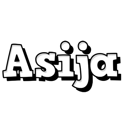 Asija snowing logo
