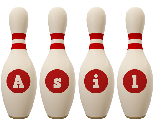 Asil bowling-pin logo