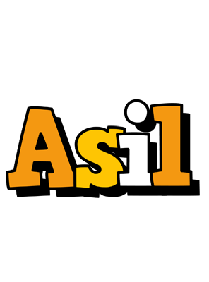 Asil cartoon logo