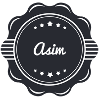 Asim badge logo