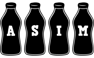 Asim bottle logo
