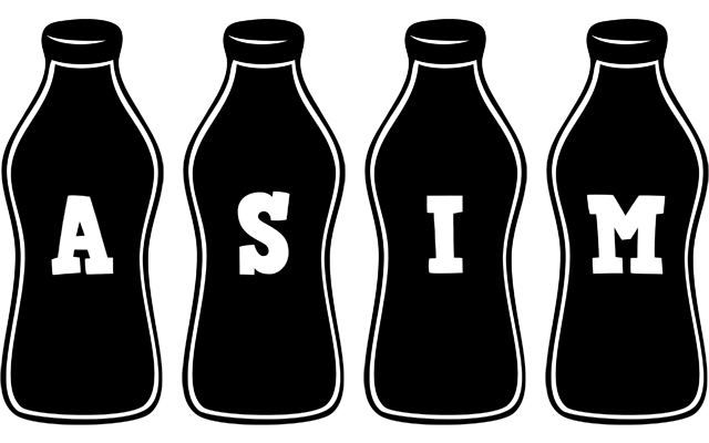 Asim bottle logo