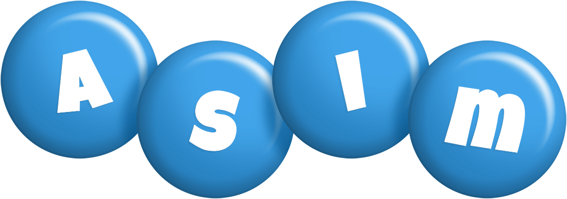 Asim candy-blue logo