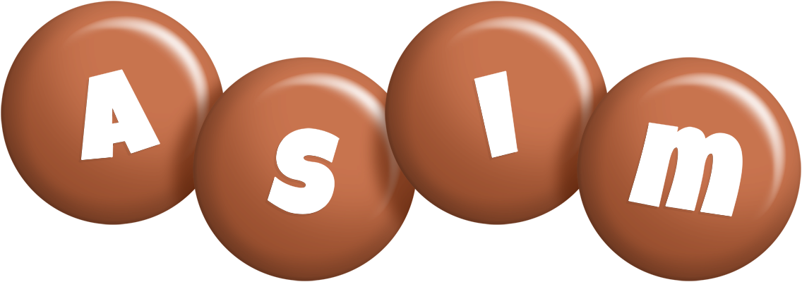 Asim candy-brown logo