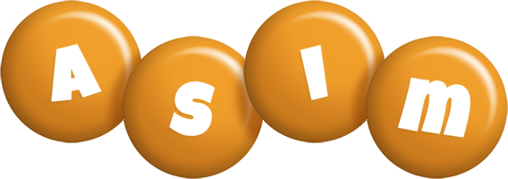 Asim candy-orange logo