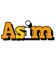 Asim cartoon logo