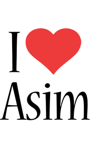 Asim i-love logo