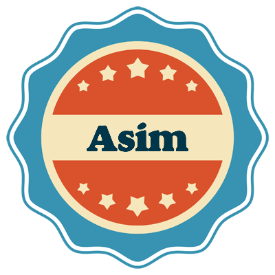 Asim labels logo