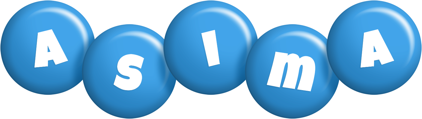 Asima candy-blue logo
