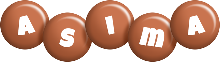 Asima candy-brown logo