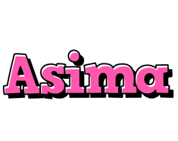 Asima girlish logo