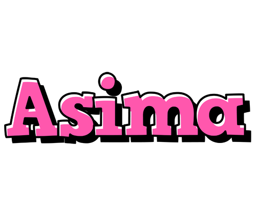 Asima girlish logo