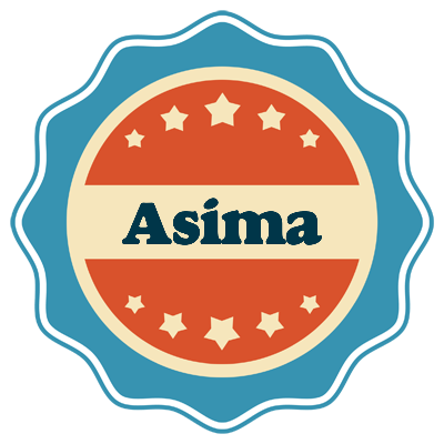 Asima labels logo