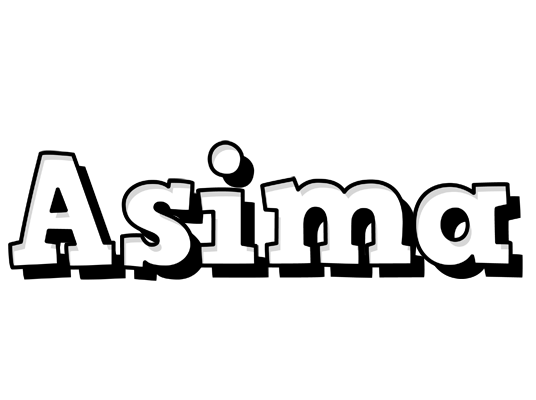 Asima snowing logo