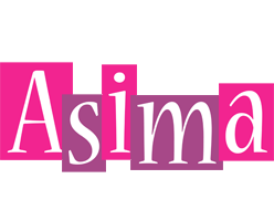 Asima whine logo