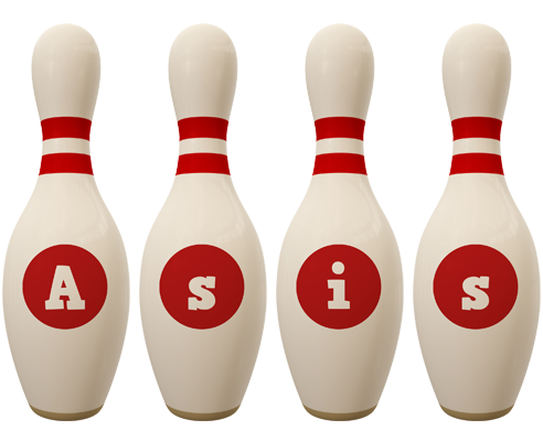 Asis bowling-pin logo